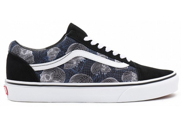 Vans Old School Wireframe Skulls